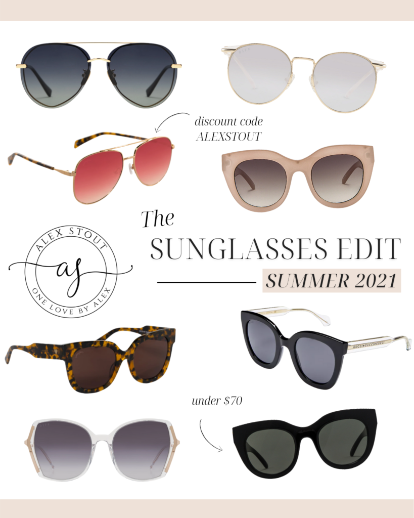 Sunglasses for Summer 2021 - One Love by Alex